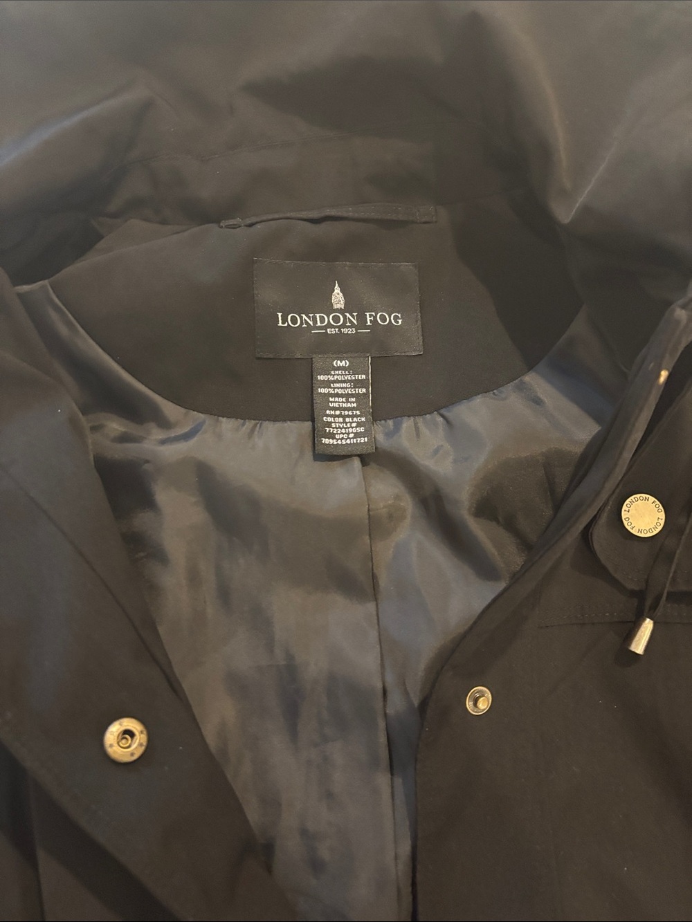 London Fog Women’s Trench Raincoat Coat - Picture 2 of 4